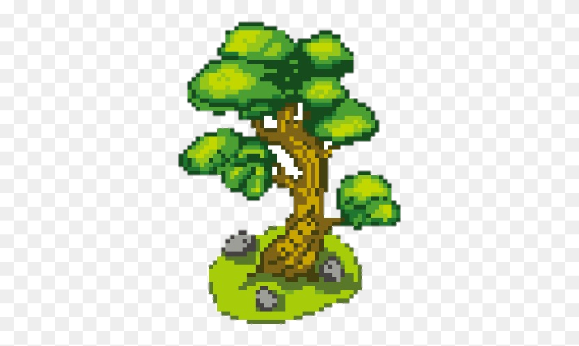 325x442 Pixel Tree Jacksepticeye, Vegetación, Planta, Texto Hd Png