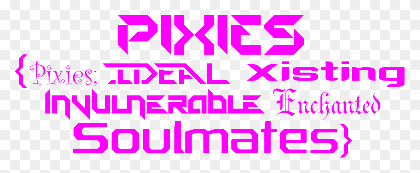 1759x647 Descargar Png Pixies Textoldb4 To Philipp Plein, Alfabeto, Texto, Púrpura Hd Png