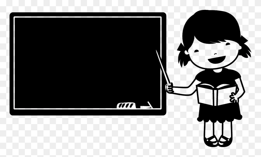 1200x687 Pizarra Con La Profesora Blackboard, Screen, Electronics, Monitor HD PNG Download
