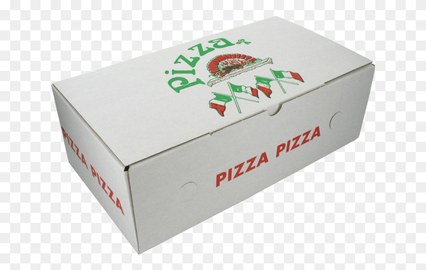 641x473 Descargar Png Caja De Pizza Calzone Cartón Corrugado 30X16X10Cm Pizza Doos, Caja, Entrega De Paquete, Etiqueta Hd Png