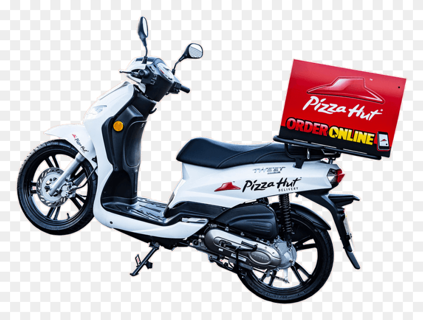 919x679 Pizza Hut Jobs Transparent Background Pizza Hut Delivery Bike, Motorcycle, Vehicle, Transportation HD PNG Download