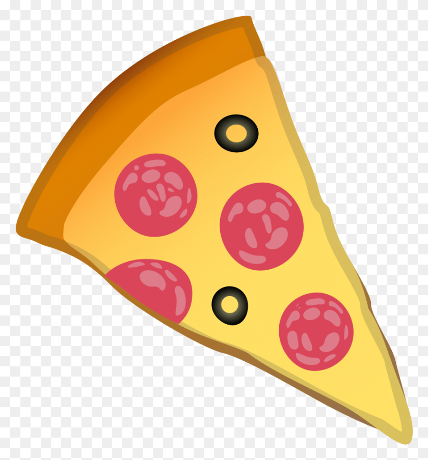 875x947 Pizza Icon Emoji Pizza, Clothing, Apparel, Hat HD PNG Download
