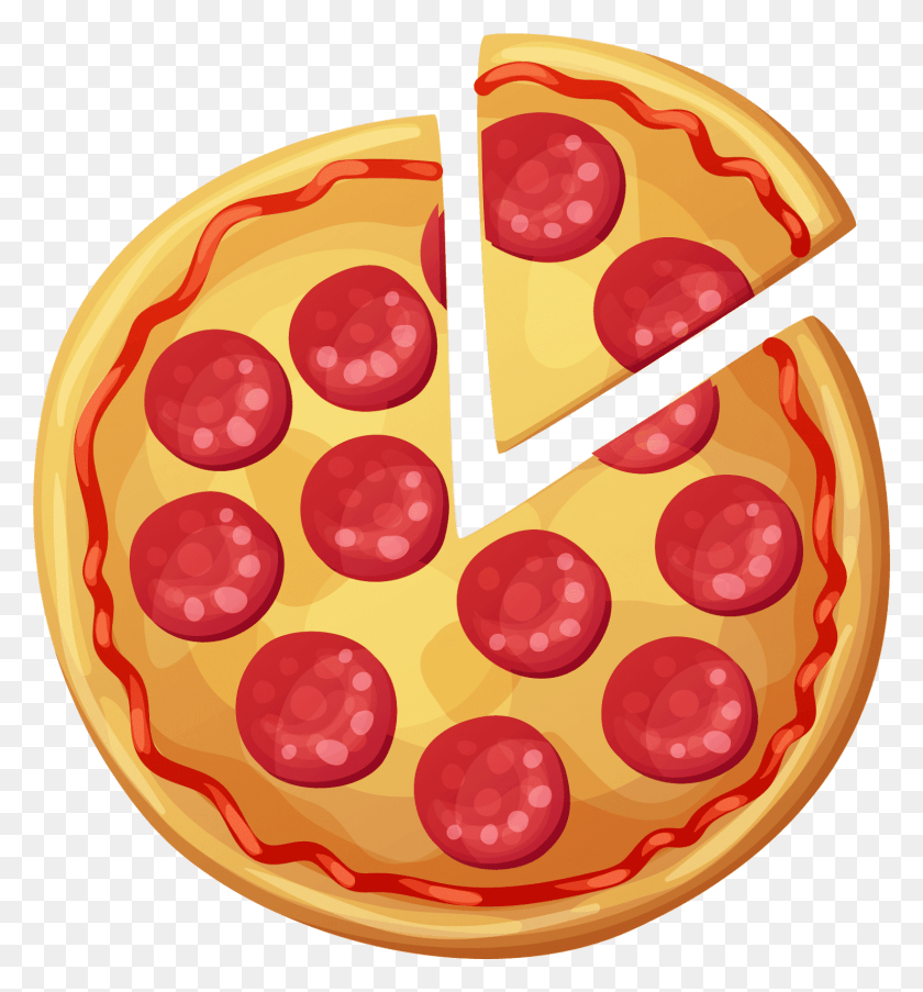 1480x1600 Pizza Images Cartoon Pizza Sicilian Pizza Italian Pizza De Pepperoni Caricatura, Plant, Food, Birthday Cake HD PNG Download