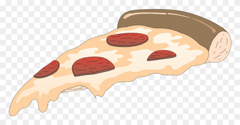 1281x623 Pizza In Galion Ohio Cartoon Pizza Slice, Food, Plant, Nut HD PNG Download