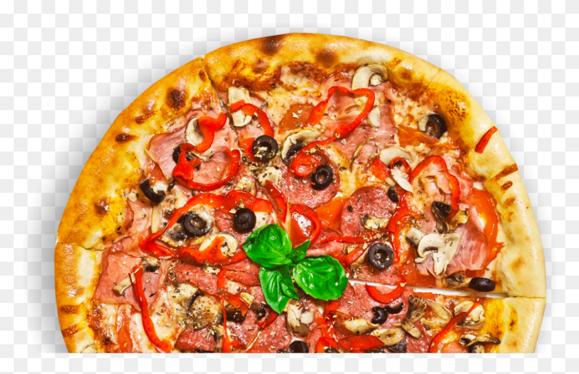 885x549 Pizza Italian Cuisine Takeout Dish Image With Feliz Ano Novo Pizzaria, Food, Meal HD PNG Download