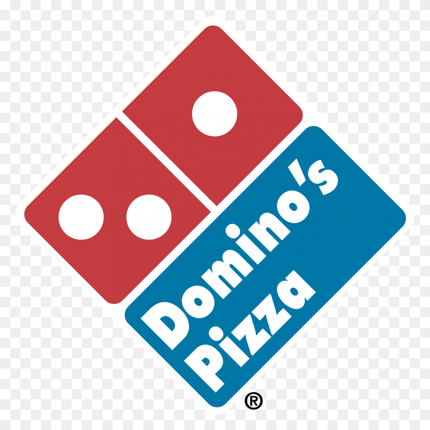2191x2191 Pizza Logo Transparent Dominos Pizza Logo, Text, Game, Domino HD PNG Download