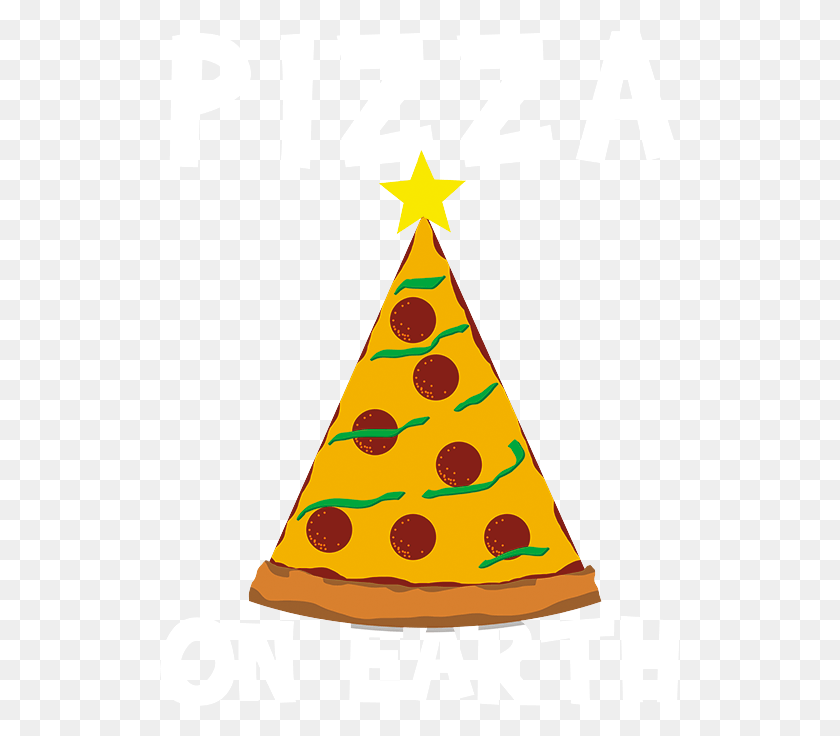 521x676 Pizza On Earth Christmas Tree Christmas Pizza, Clothing, Apparel, Tree HD PNG Download