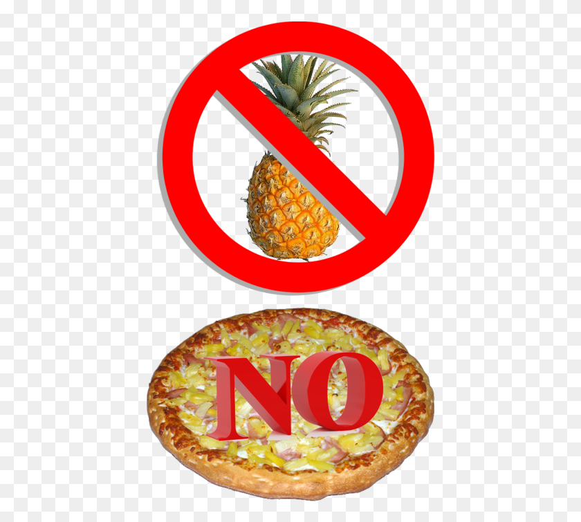 418x695 Pizza Pineapple Transparent Hawaiian No Pineapples On Pizza, Plant, Food, Fruit HD PNG Download