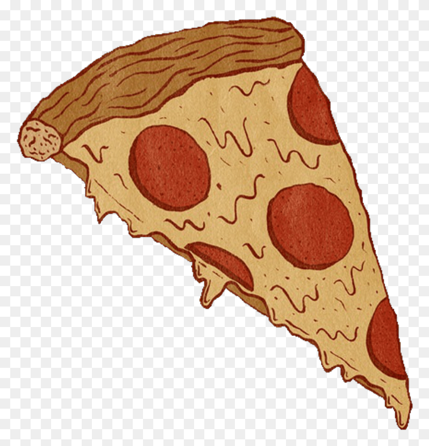 905x944 Пицца Tumblr Pizza Stuff Пицца Плакат Еда Иллюстрации Tumblr Прозрачная Пицца, Почва, Одежда, Одежда Hd Png Скачать