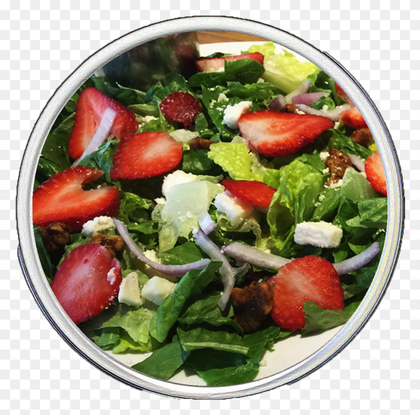 962x951 Pizzapie Strawberry Salad, Plant, Produce, Food HD PNG Download