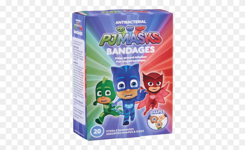 350x456 Pj Masks Kids Antibacterial Bandages Pj Masks Season 1 Poster, Label, Text, Dvd HD PNG Download