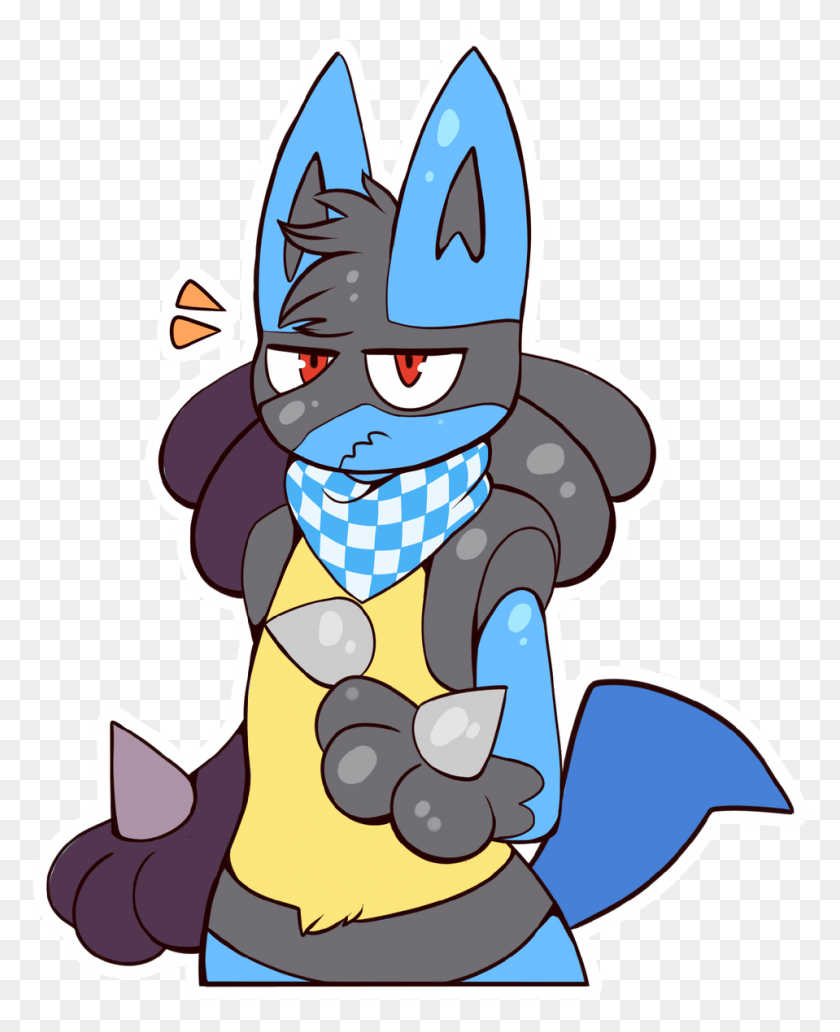 959x1196 Descargar Pk Lucario De Dibujos Animados, Gráficos, Ropa Hd Png