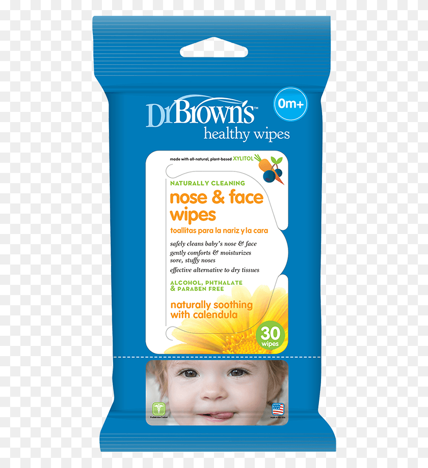 480x860 Pkg F Nose And Face Wipes 30 Pack Dr Brown39s Pacifier And Bottle Wipes, Person, Human, Sunscreen HD PNG Download