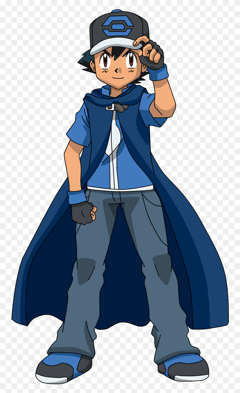 764x1314 Pkmn Fan Artwork Ash Ketchum New Outfit, Clothing, Apparel, Person HD PNG Download