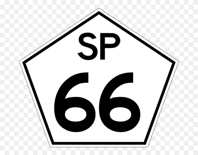 684x600 Placa Sp 066 Placa Sp, Symbol, Sign, Road Sign HD PNG Download