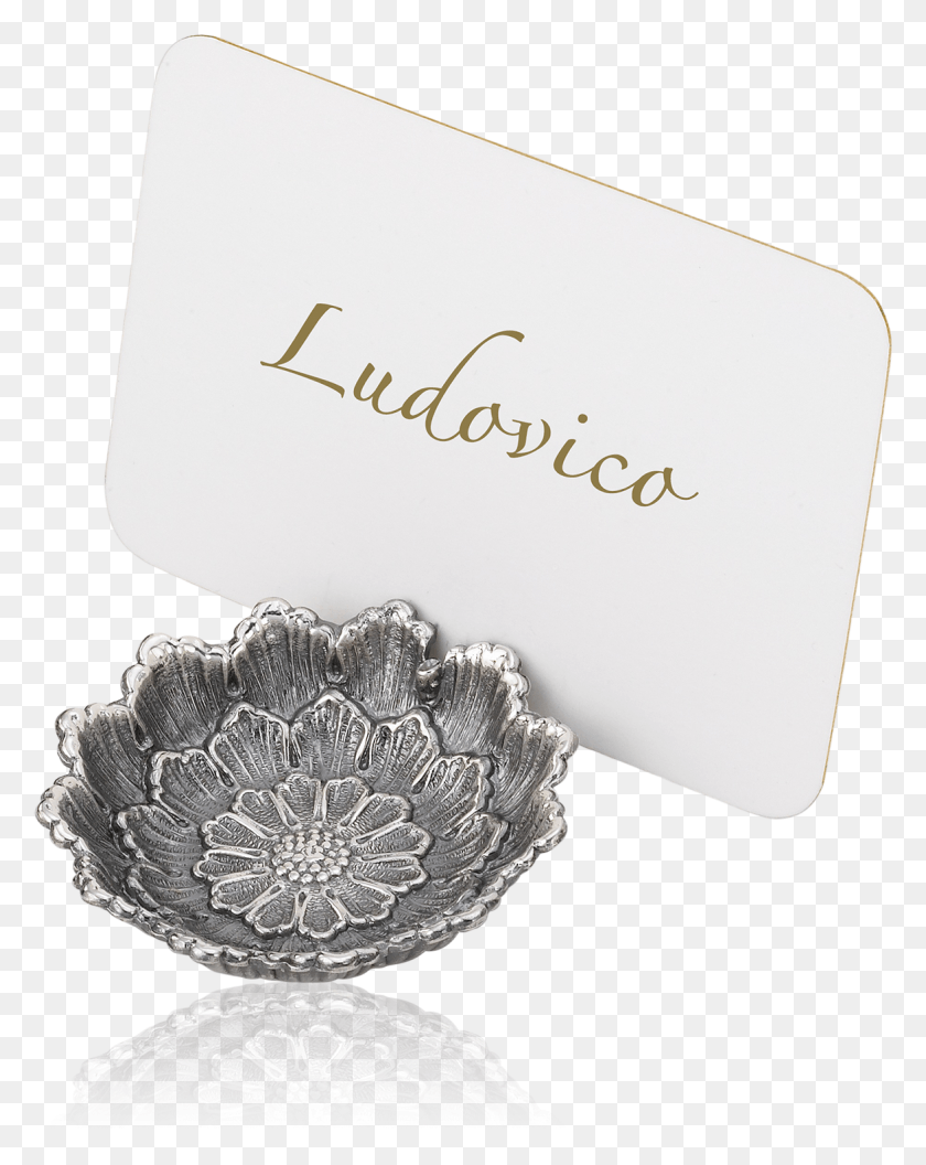 1174x1500 Place Marker Dahlia Silver, Accessories, Accessory, Text HD PNG Download