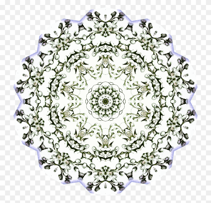 732x750 Place Mats Symmetry Line Doily Circle, Pattern, Ornament, Rug HD PNG Download