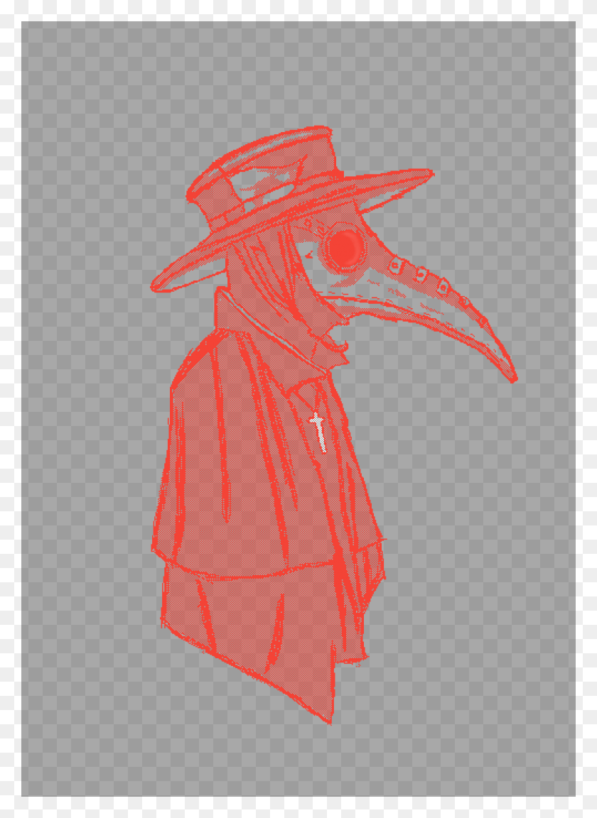 1000x1400 Plague Doctor Sketch Illustration, Clothing, Apparel, Person HD PNG Download