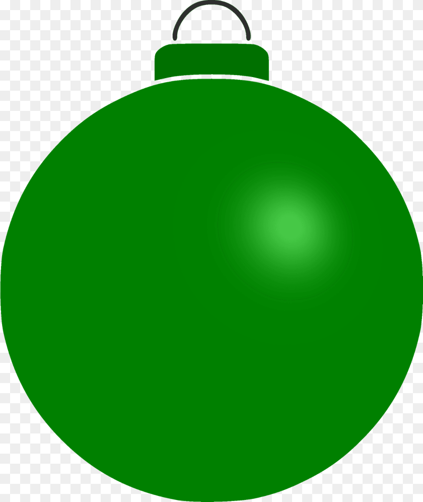 Plain Green Bauble Clipart, Ammunition, Weapon, Bomb, Grenade Sticker PNG