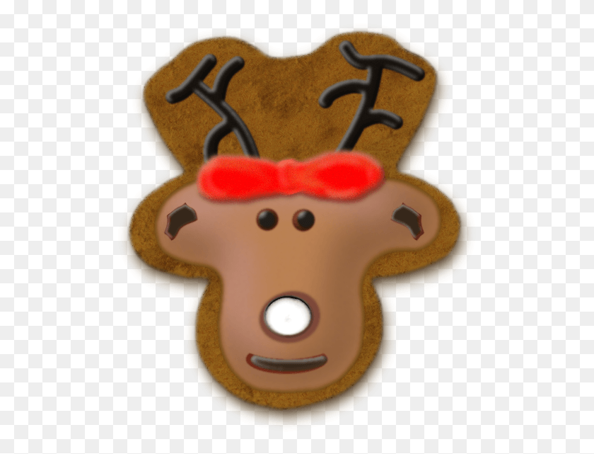 511x581 Plain Reindeer Gingerbread, Cookie, Food, Biscuit HD PNG Download
