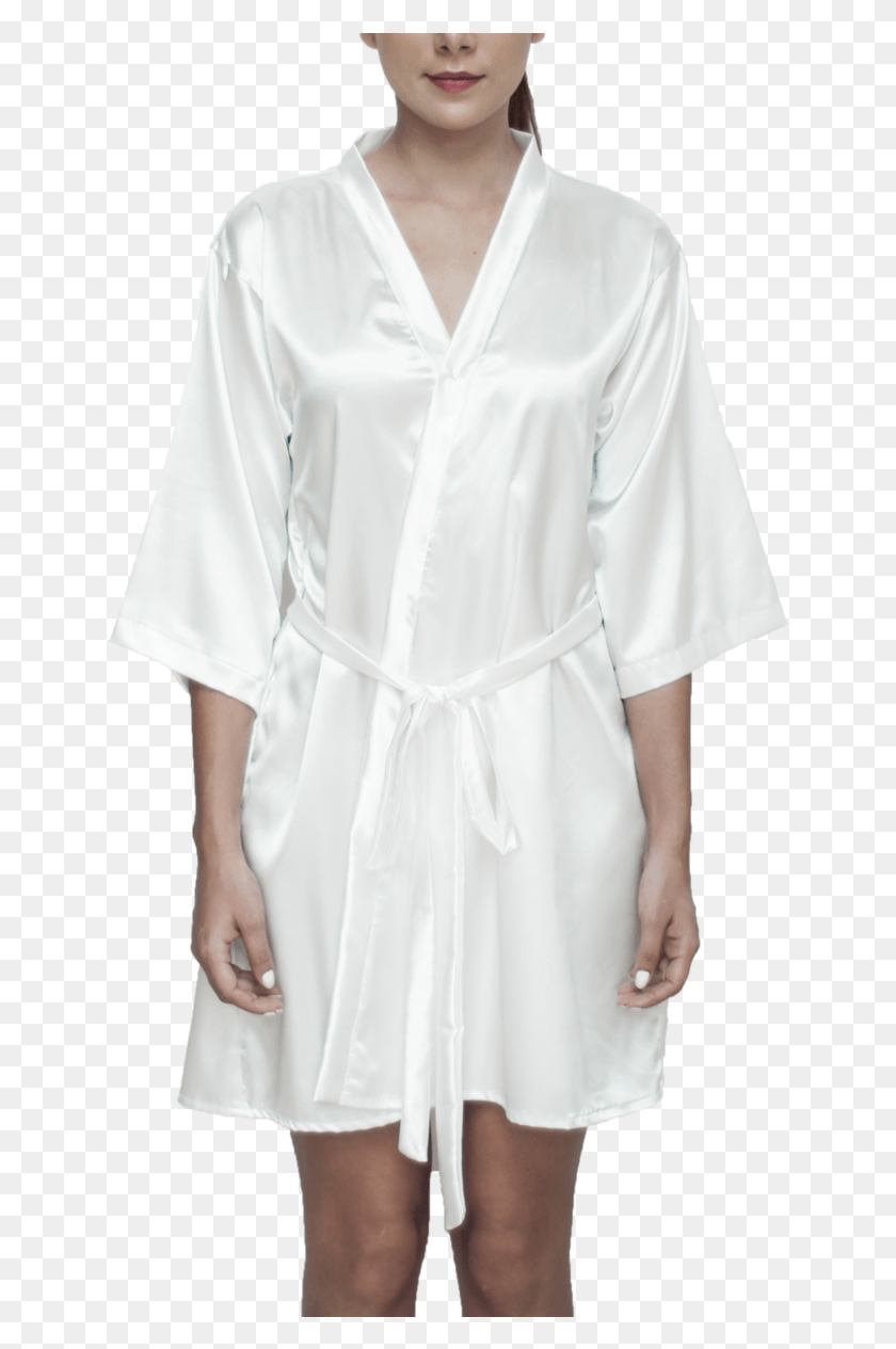 639x1205 Plain Satin Robe, Clothing, Apparel, Home Decor HD PNG Download