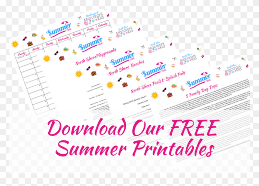 800x560 Plan Your Summer With Our Free Printables Colorfulness, Text, Paper, Flyer HD PNG Download