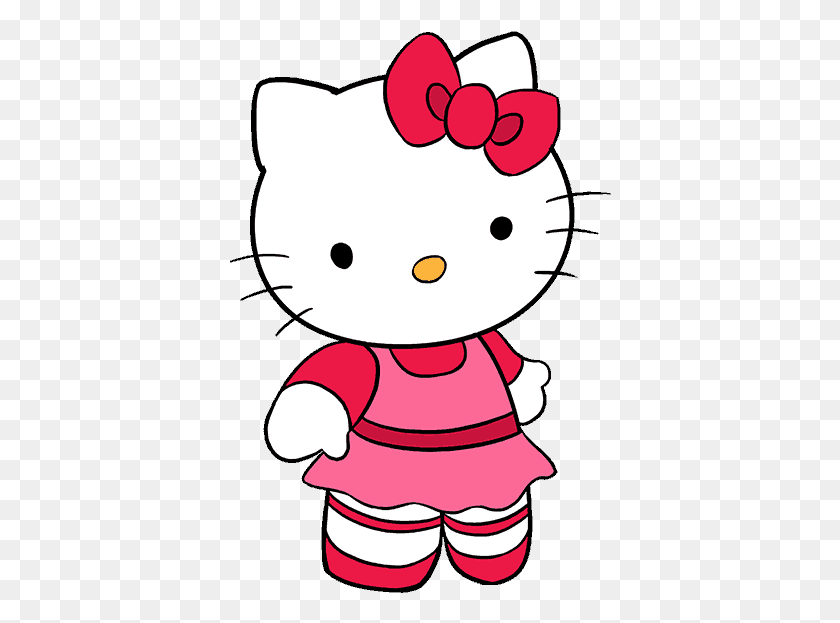 382x563 Descargar Png Avión Clipart Hello Kitty Dibujar Cara De Hello Kitty, Juguete, Muñeca, Cupido Hd Png