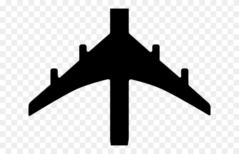 640x480 Самолет Клипарт Силуэт Самолет Рисунок Черно-Белый, Серый, Мир Варкрафта Png Скачать