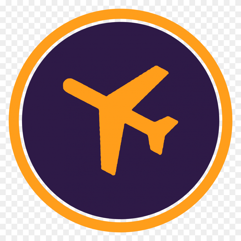 2062x2062 Plane Icon Web Smaller Cross, Symbol, Logo, Trademark HD PNG Download