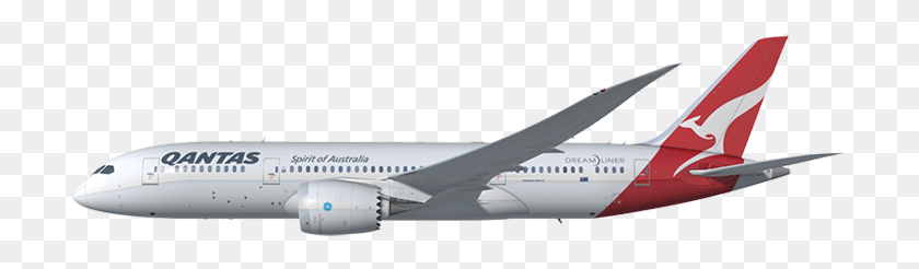 709x186 Самолет На Прозрачном Фоне Qantas Plane На Прозрачном Фоне, Самолет, Самолет, Транспортное Средство Png Скачать