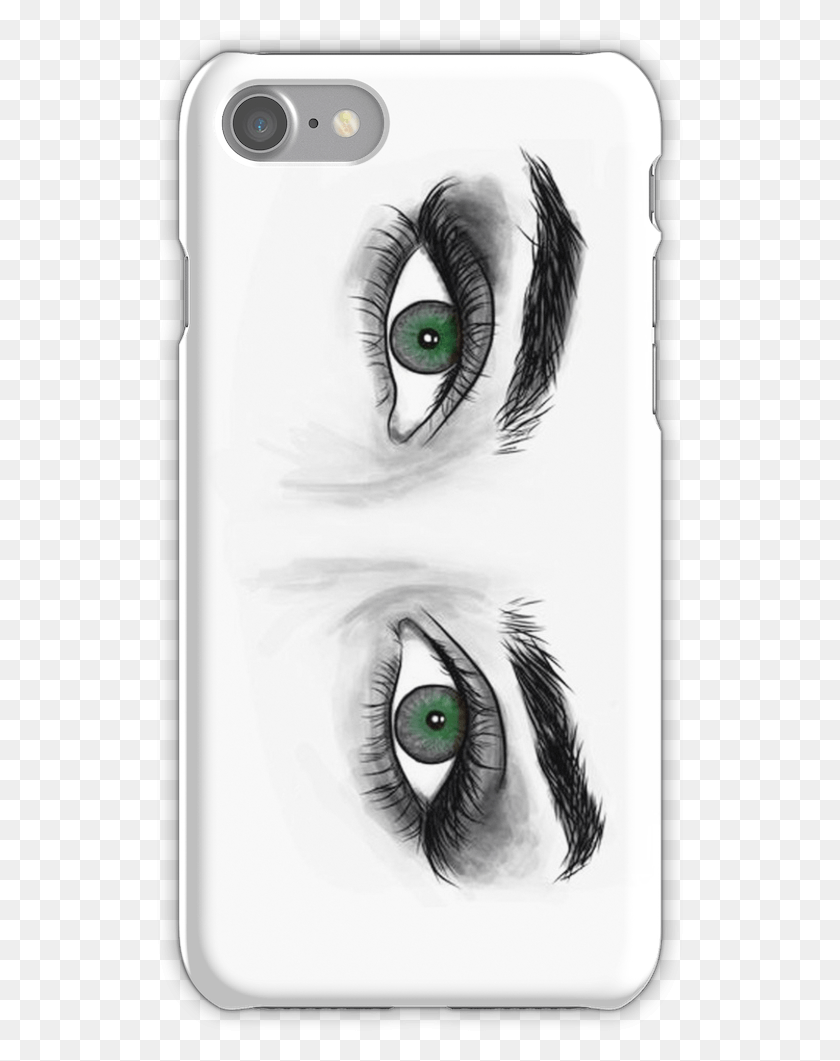 527x1001 Planet Green Eyes Iphone 7 Snap Case Mobile Phone Case, Sketch HD PNG Download