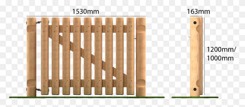 1168x460 Plank, Fence, Picket, Gate HD PNG Download