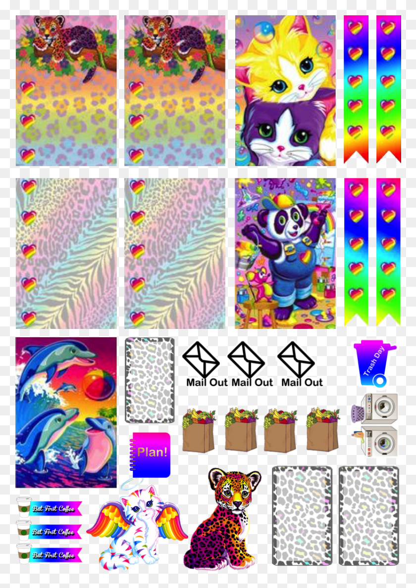 829x1200 Plannerstickers Layout Images Obtained From Google Cartoon, Collage, Poster, Advertisement HD PNG Download