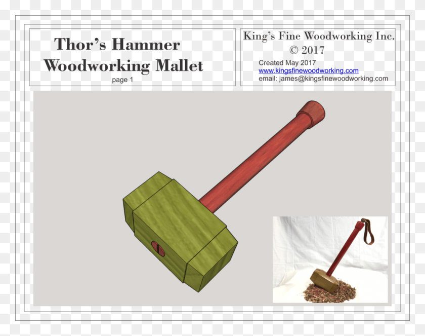 1024x792 Plans For Woodworking Mallet In The Style Of Thor39s Wood Thor Hammer Plans, Sport, Sports, Tool HD PNG Download
