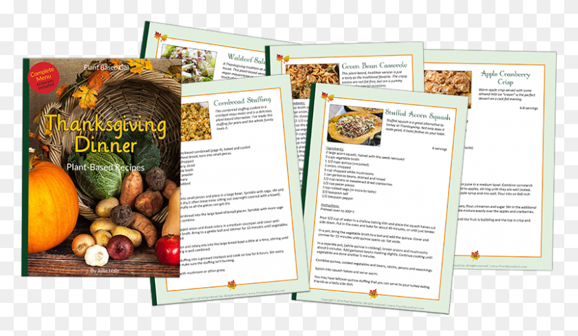 800x439 Plant Based Thanksgiving Dinner Recipes Natural Foods, Advertisement, Poster, Flyer HD PNG Download
