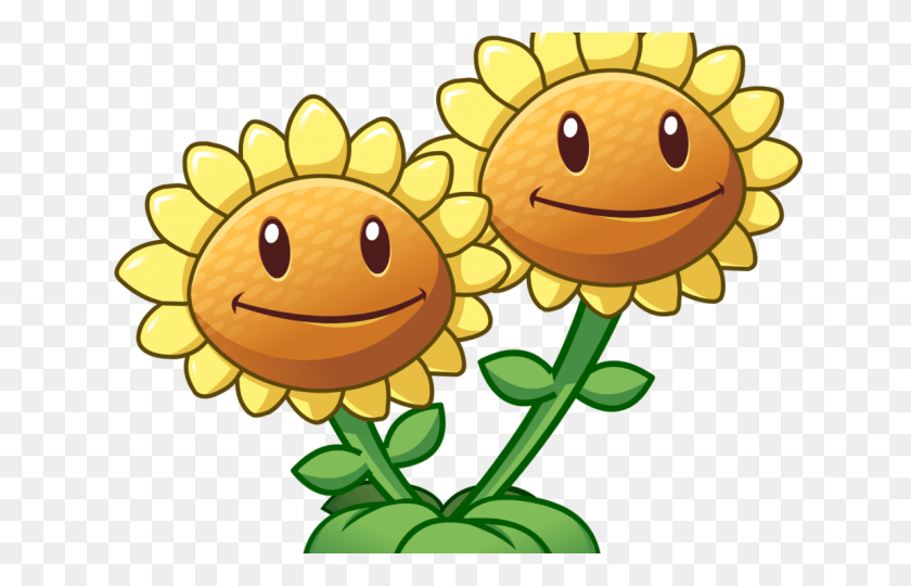 640x480 Plants Vs Zombies Clipart Twin Sunflower Plants Vs Zombies 2 Sunflower, Outdoors, Nature, Animal HD PNG Download