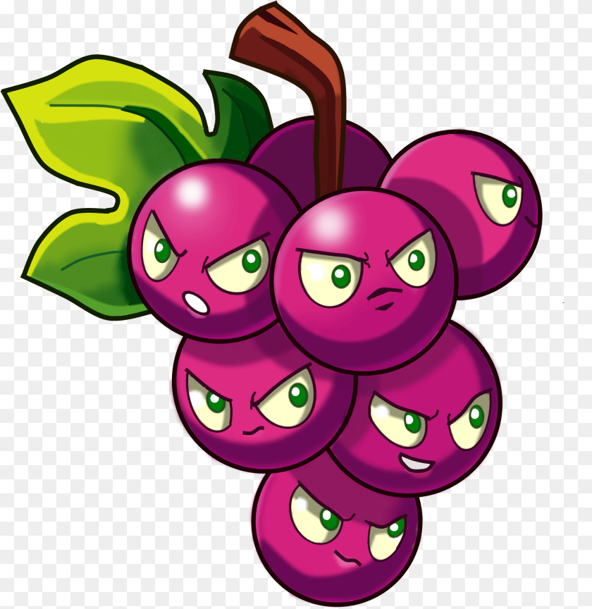 Plants Vs Zombies Grapes, Food, Fruit, Plant, Produce PNG