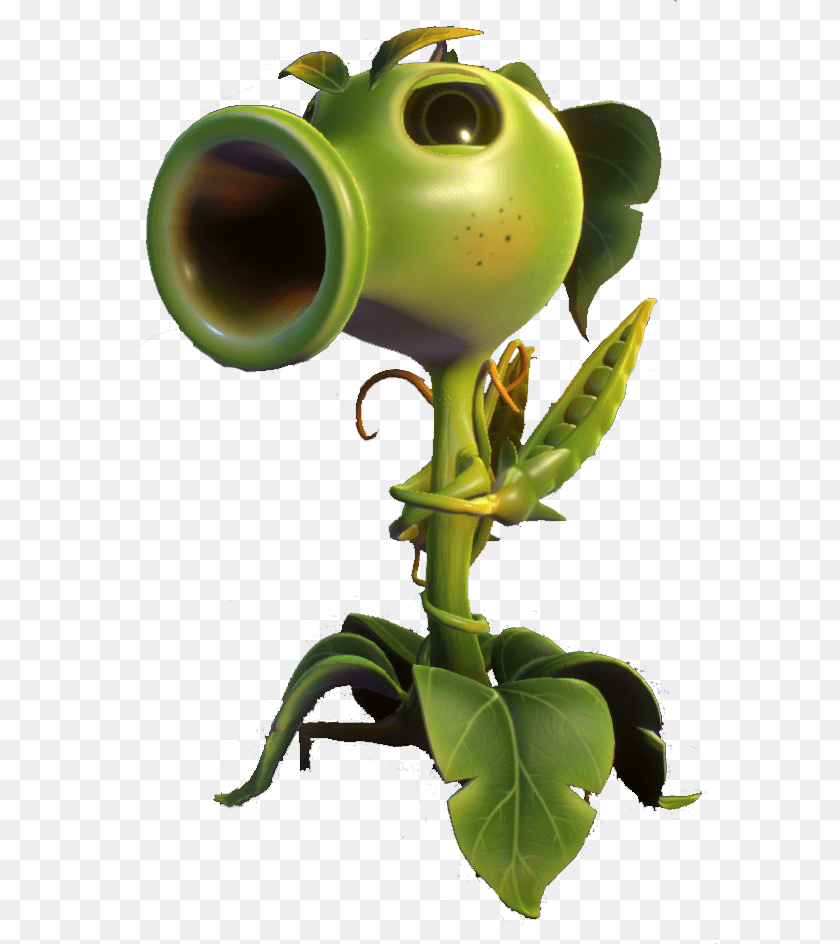 Plants Vs Zombies Gw2 Peashooter, Green, Cup PNG