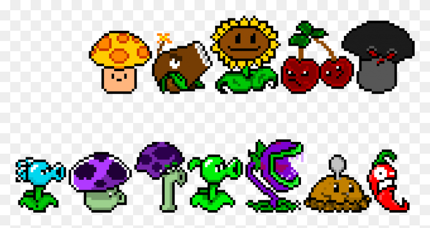 1581x781 Plants Vs Zombies Plants Vs Zombies Sunflower, Pac Man HD PNG Download