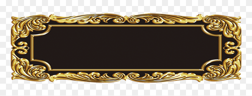 1069x359 Plaque Clipart Plaque Template Gold Title Bar, Interior Design, Indoors, Buckle HD PNG Download