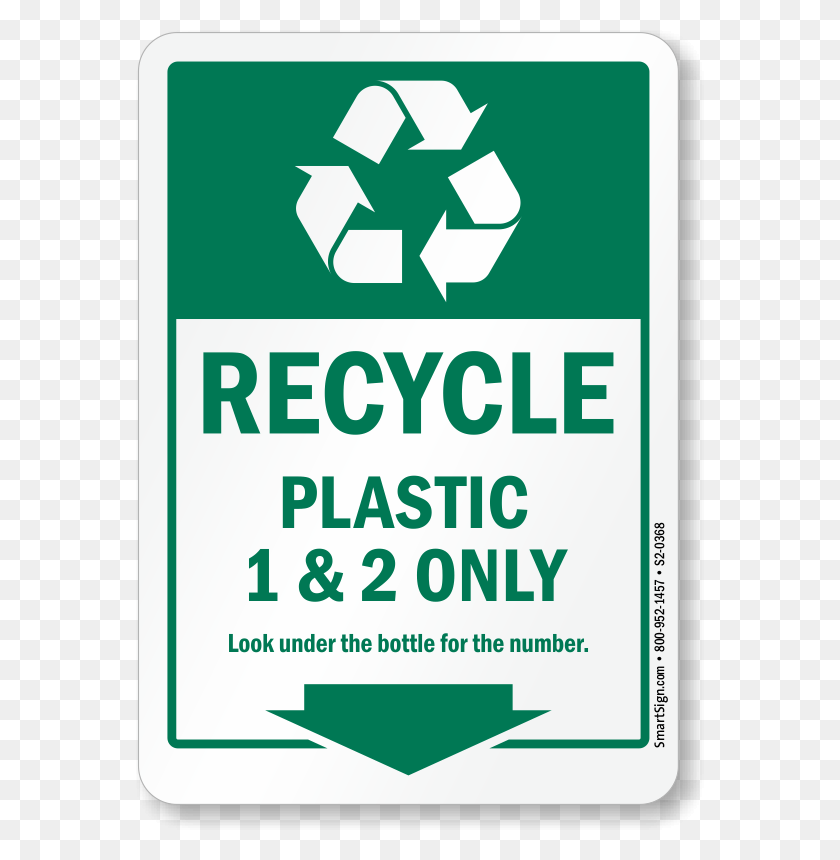 568x800 Plastic 1 Amp 2 Only Recycle Plastic 1 And, Recycling Symbol, Symbol, Sign HD PNG Download