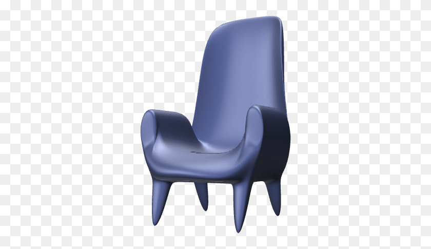294x425 Пластиковый Стул Club Chair, Мебель, Кресло, Подушка Hd Png Скачать