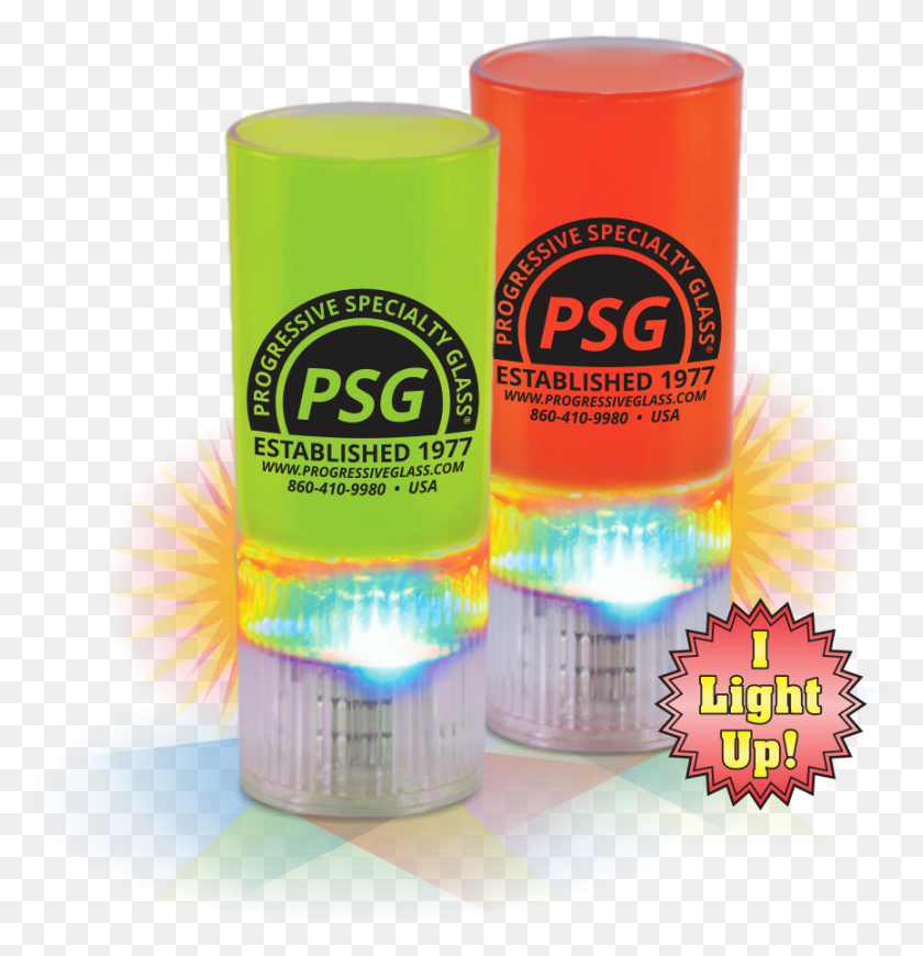 866x900 Plastic Light Up Shot Box, Cylinder, Cosmetics Descargar Hd Png
