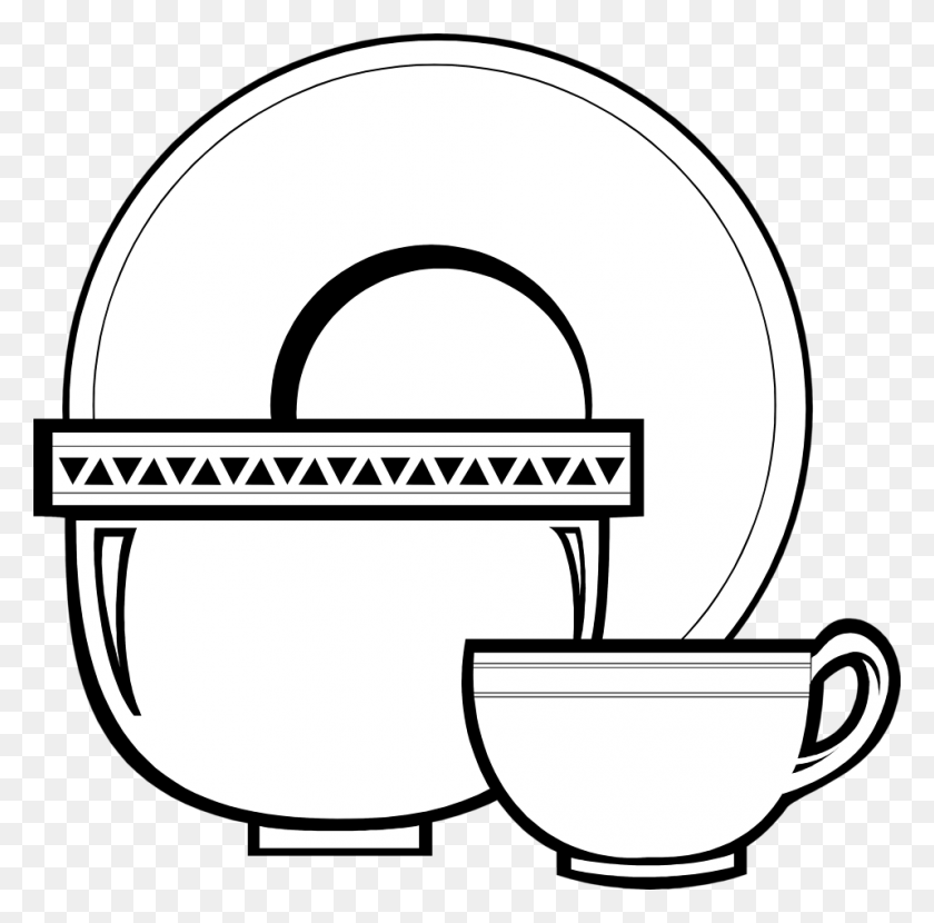 958x946 Plate Clipart Clip Art, Bowl, Coffee Cup, Cup HD PNG Download
