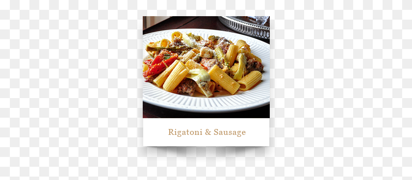 292x307 Plate With Rigatoni And Sausage Pasta Dish Penne, Macaroni, Food, Meal HD PNG Download