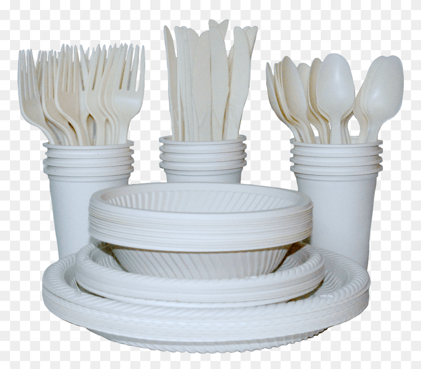 2308x2003 Plates Cups Forks Spoons, Wedding Cake, Cake, Dessert HD PNG Download
