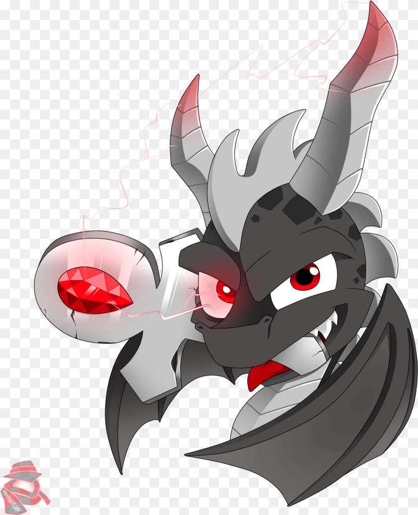 Platinum Dragon Dark Spyro Skylanders Academy, Bulldozer, Machine, Art, Face Sticker PNG