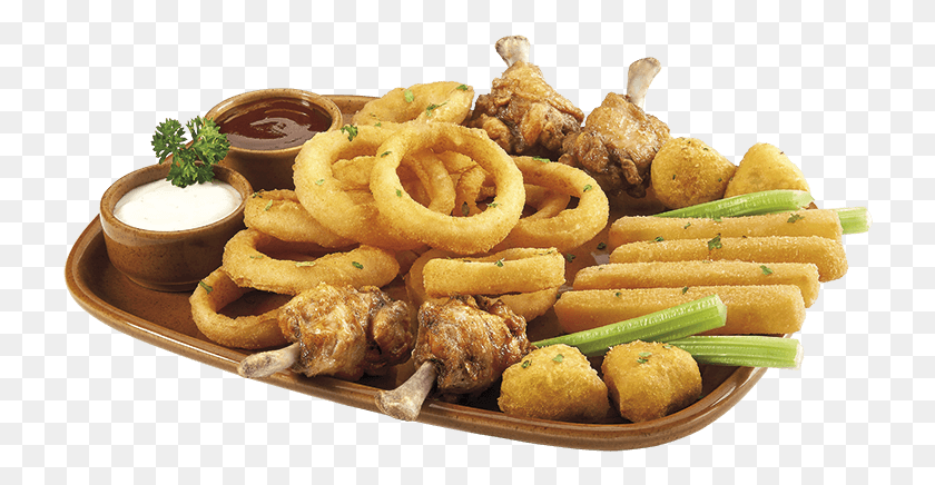 728x376 Plato Comida, Fried Chicken, Food, Fries HD PNG Download