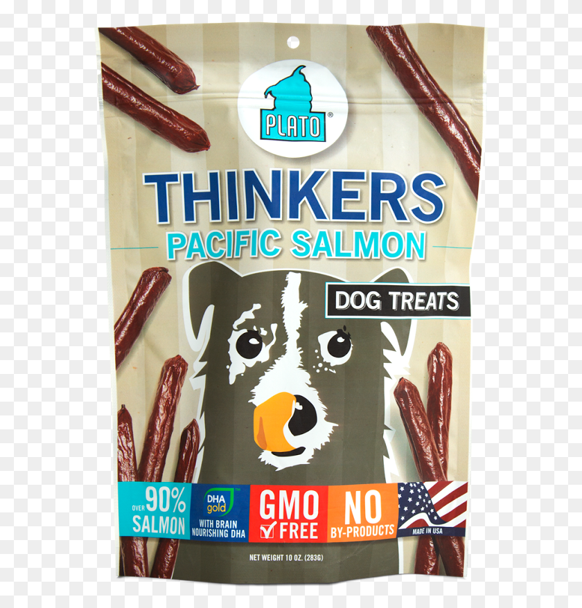 570x818 Plato New Thinkers Wild Alaskan Salmon Sticks Dog Treats Plato Thinkers Dog Treats, Hot Dog, Food, Advertisement HD PNG Download