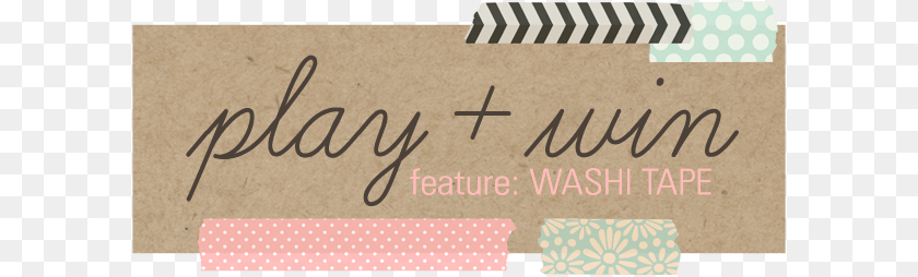 600x254 Play And Win Featured Product Washi Tape By Sahlin, Text Sticker PNG